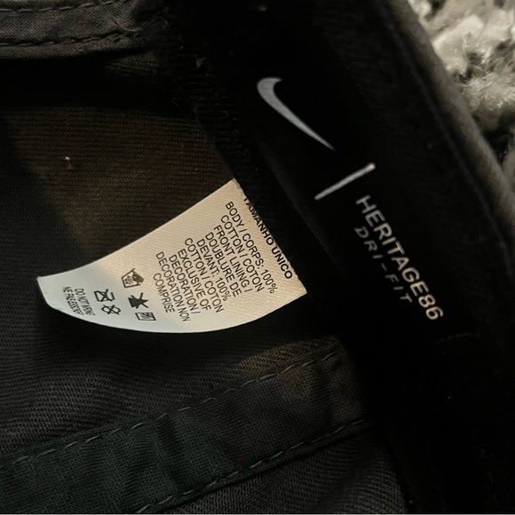 Ohio State Buckeyes Nike Unisex Heritage86 Logo Adjustable Hat - Charcoal - Picture 3 of 3